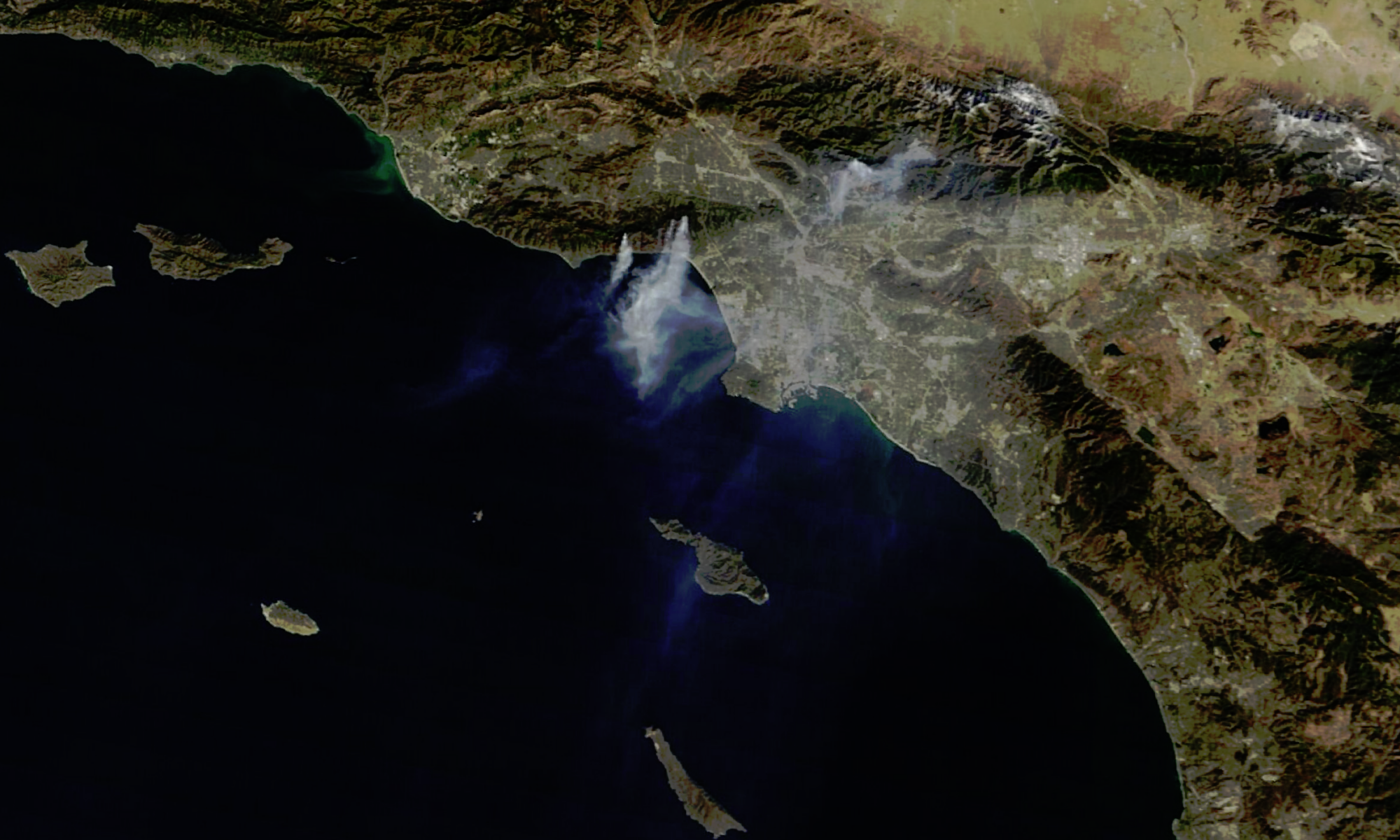 Los Angeles Wildfires: Destruction Captured from Space